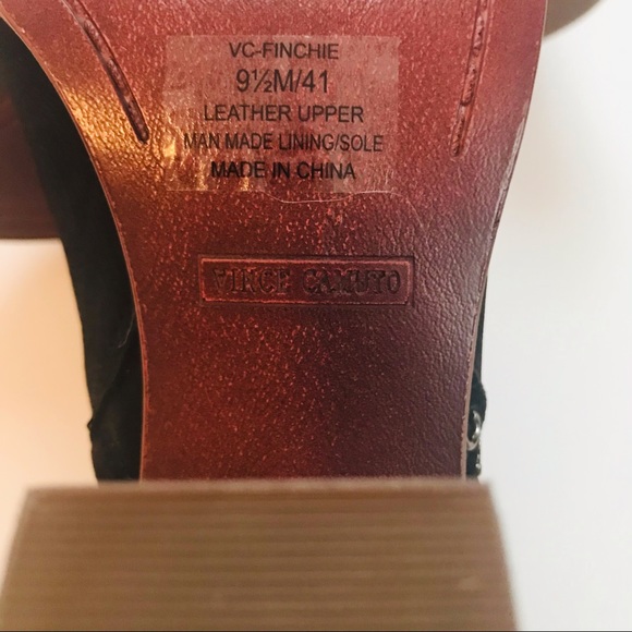 VINCE CAMUTO | 9.5 | Black Studded Leather - Picture 15 of 16